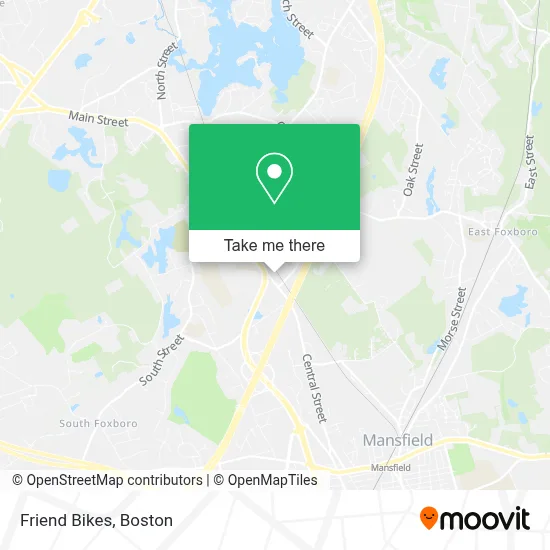 Friend Bikes map