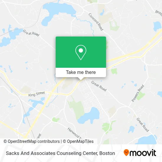 Sacks And Associates Counseling Center map