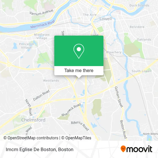 Imcm Eglise De Boston map