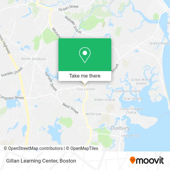 Gillan Learning Center map