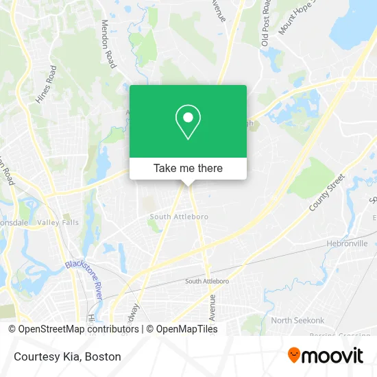 Courtesy Kia map