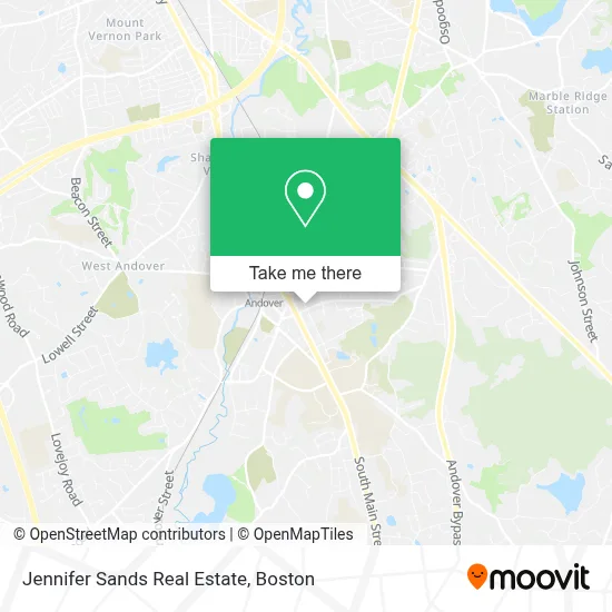 Jennifer Sands Real Estate map