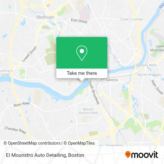 El Mounstro Auto Detailing map