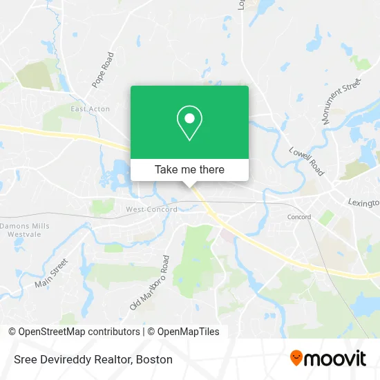 Sree Devireddy Realtor map