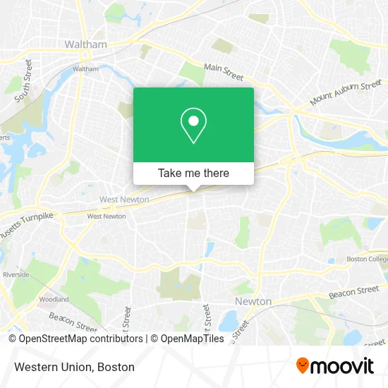 Western Union map