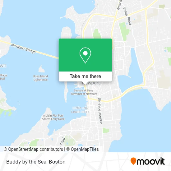 Buddy by the Sea map