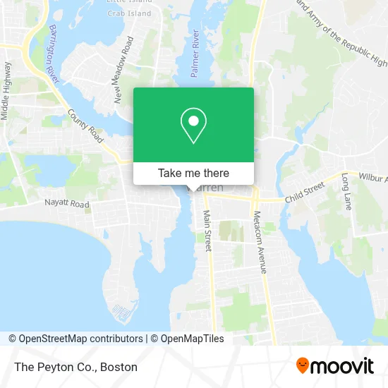 The Peyton Co. map