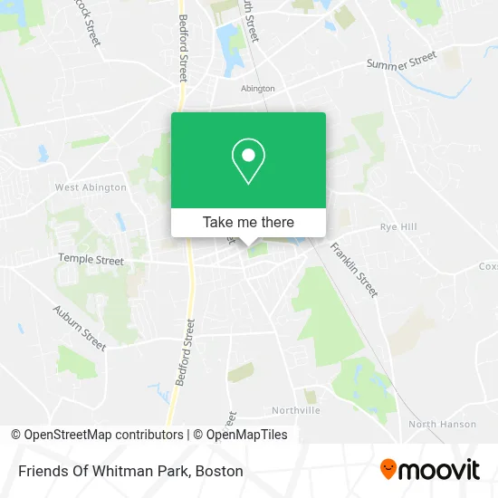 Friends Of Whitman Park map