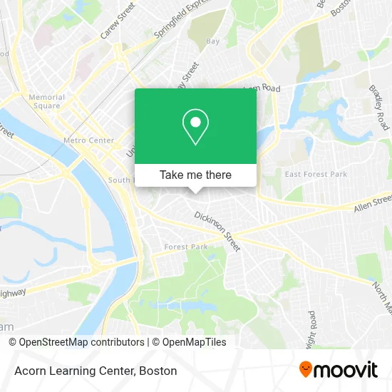 Acorn Learning Center map