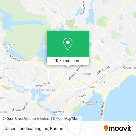 Jason Landscaping Inc map