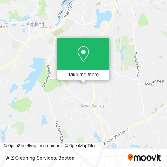 A-Z Cleaning Services map