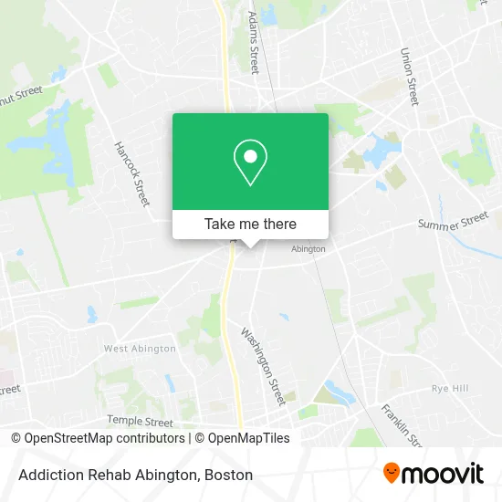 Addiction Rehab Abington map