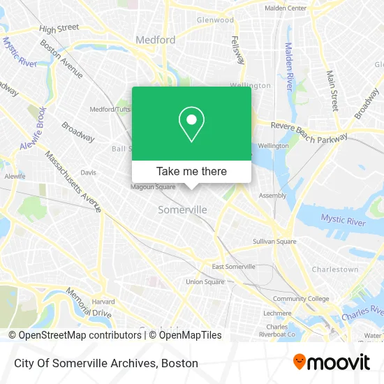 City Of Somerville Archives map
