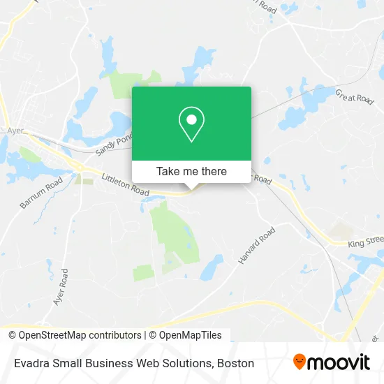 Evadra Small Business Web Solutions map
