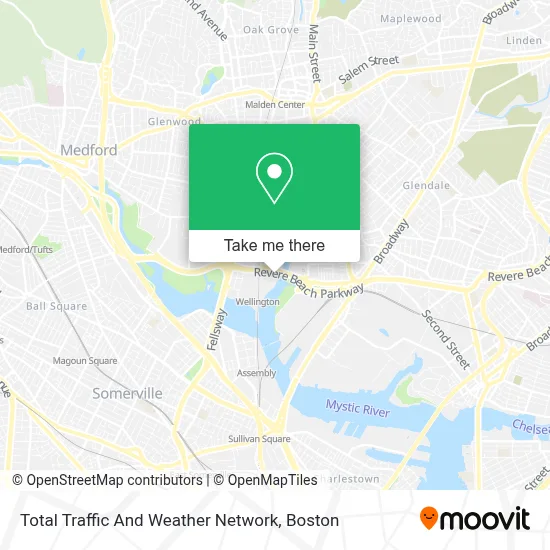 Total Traffic And Weather Network map