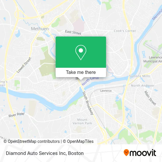 Diamond Auto Services Inc map