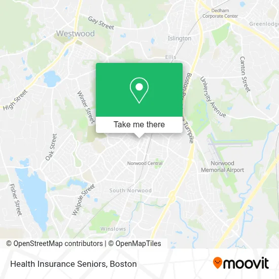 Health Insurance Seniors map