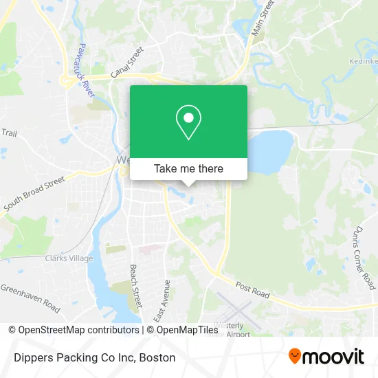 Dippers Packing Co Inc map