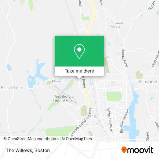 The Willows map