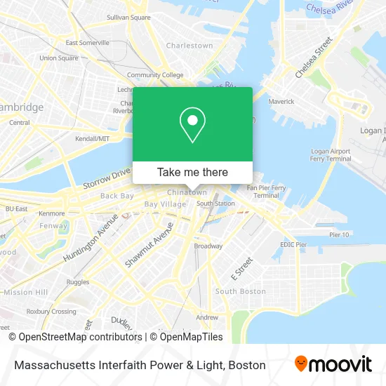 Massachusetts Interfaith Power & Light map