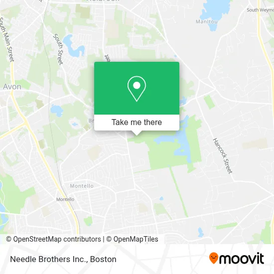 Needle Brothers Inc. map