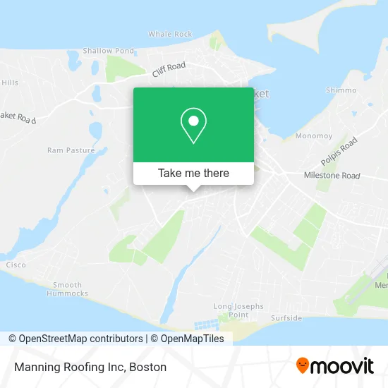 Manning Roofing Inc map