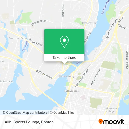 Alibi Sports Lounge map