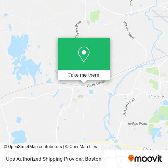 Ups Authorized Shipping Provider map
