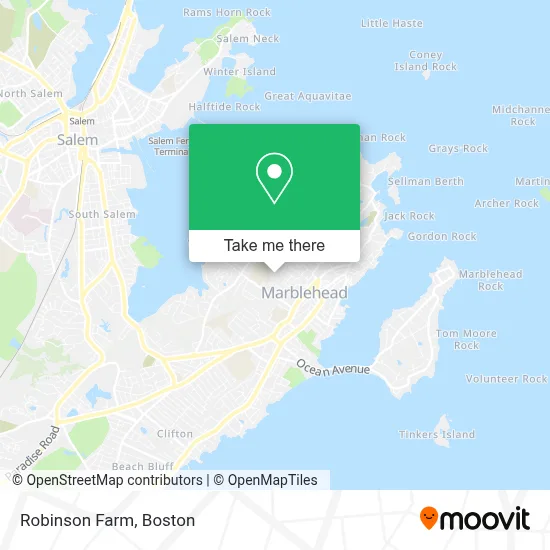Robinson Farm map