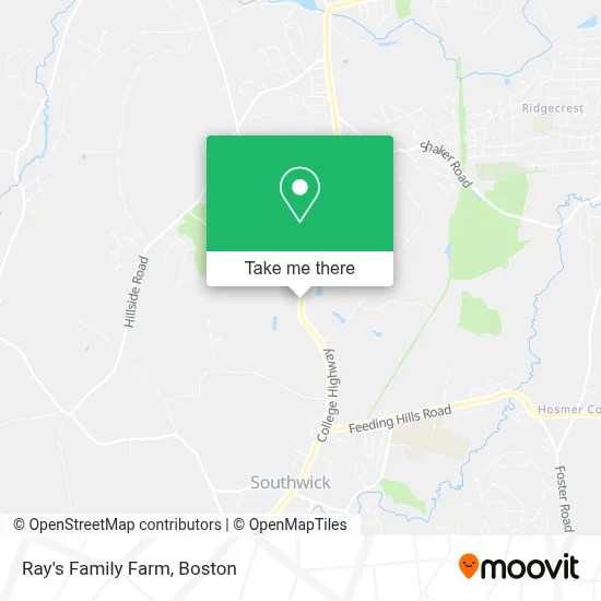 Ray's Family Farm map