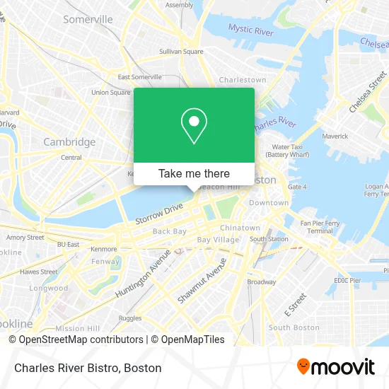 Charles River Bistro map