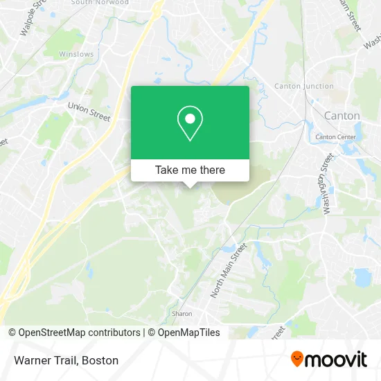 Warner Trail map