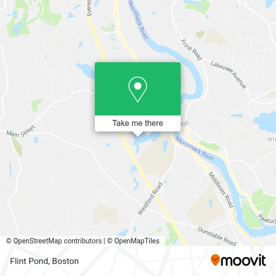 Flint Pond map