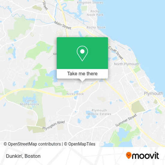 Dunkin' map