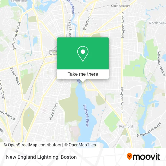 New England Lightning map
