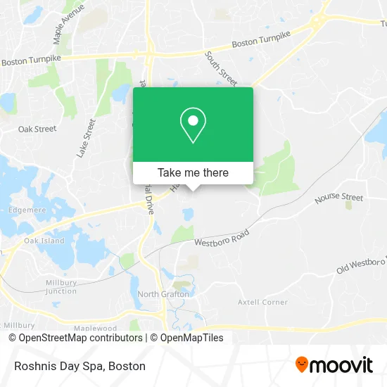 Roshnis Day Spa map