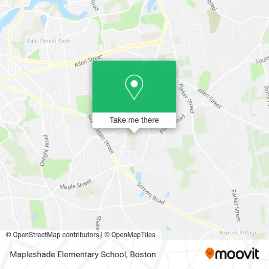 Mapleshade Elementary School map