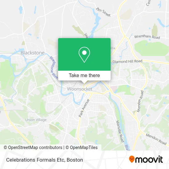 Celebrations Formals Etc map
