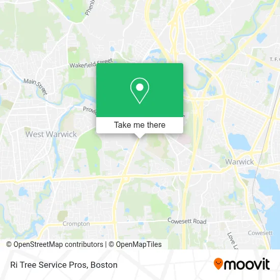 Ri Tree Service Pros map