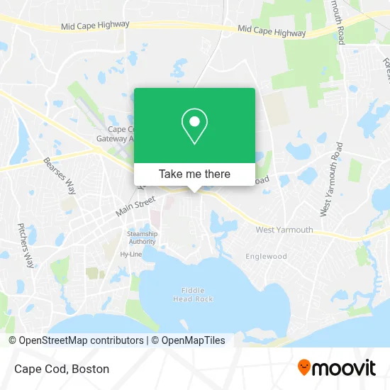 Cape Cod map