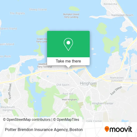 Potter Brendon Insurance Agency map