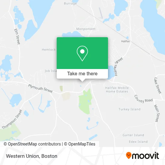 Western Union map
