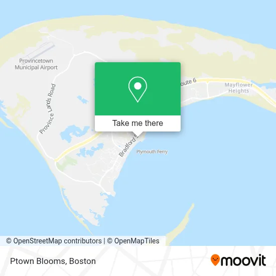 Ptown Blooms map
