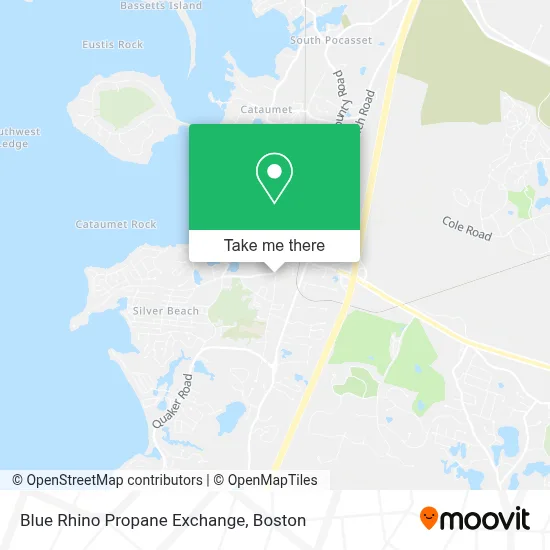 Blue Rhino Propane Exchange map