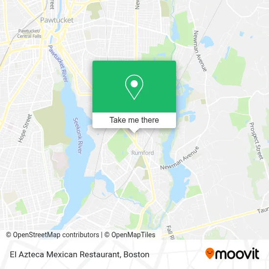 El Azteca Mexican Restaurant map