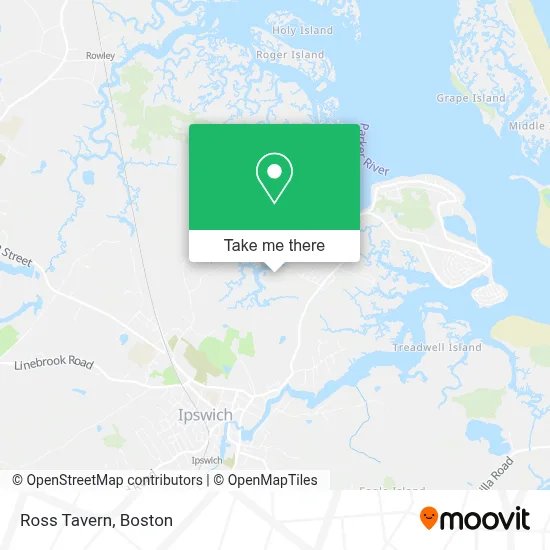 Ross Tavern map