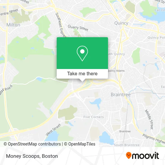 Money Scoops map
