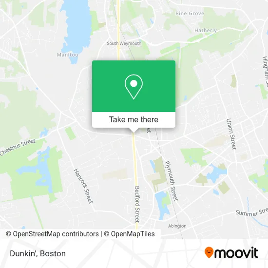 Dunkin' map