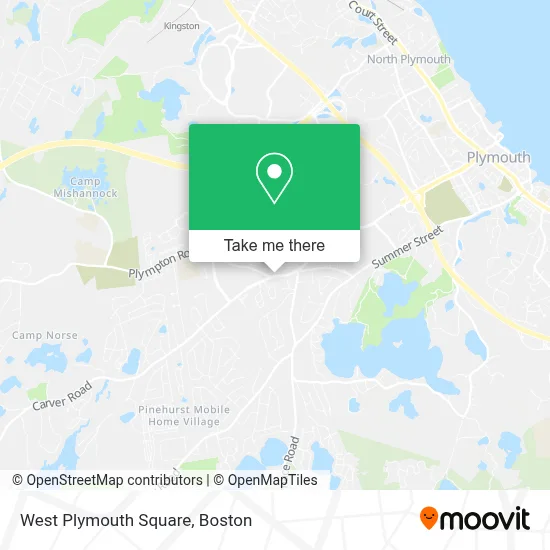 West Plymouth Square map