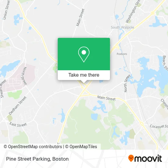 Pine Street Parking map